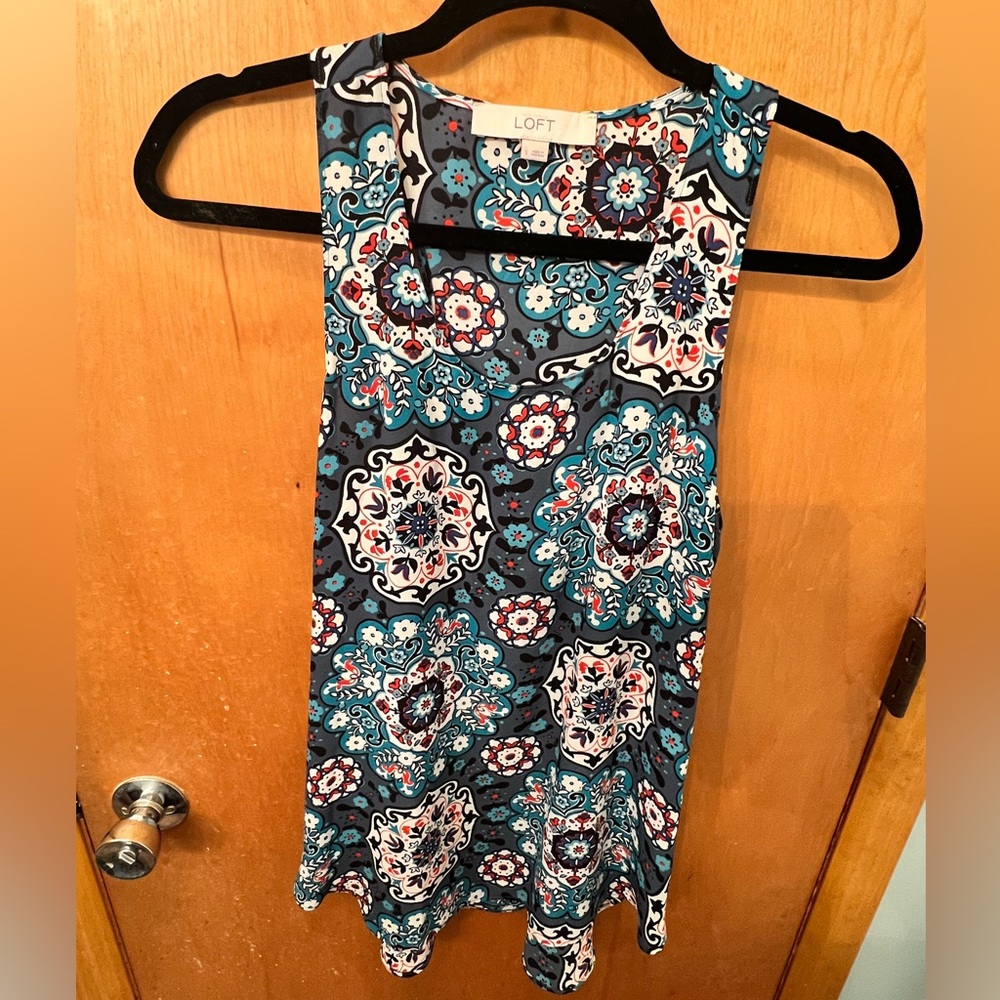 LOFT Racerback Blouse